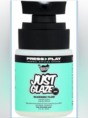 The Doux Just Glaze Silkening Fluid  2 oz., for All Hair, Moisturizing, Unisex